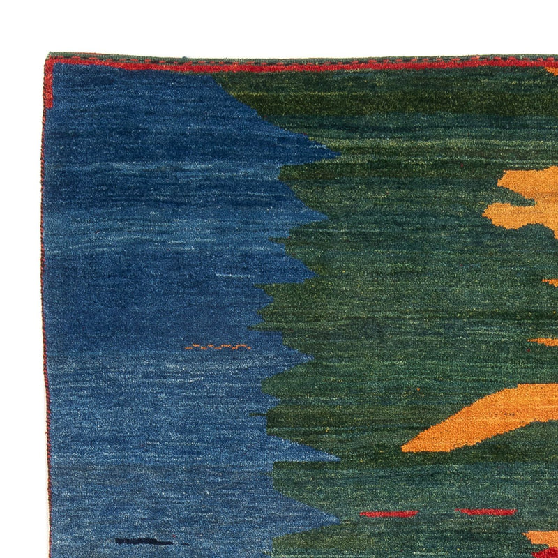 Gabbeh Persisch Teppich 198x240cm - Perserteppich Wollteppich - mehrfarbig
