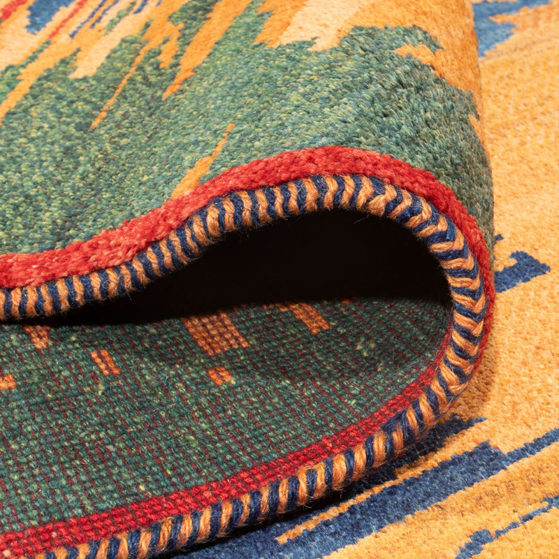 Gabbeh Persisch Teppich 234x282cm - Perserteppich Wollteppich - mehrfarbig