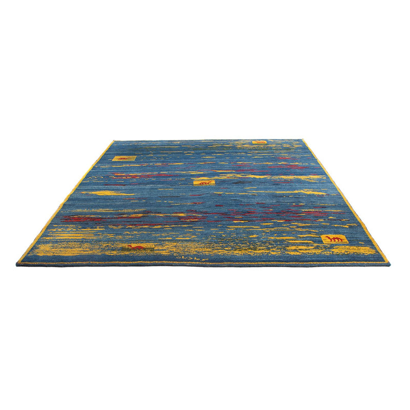Gabbeh Persisch Teppich 214x255cm - Perserteppich Wollteppich - mehrfarbig
