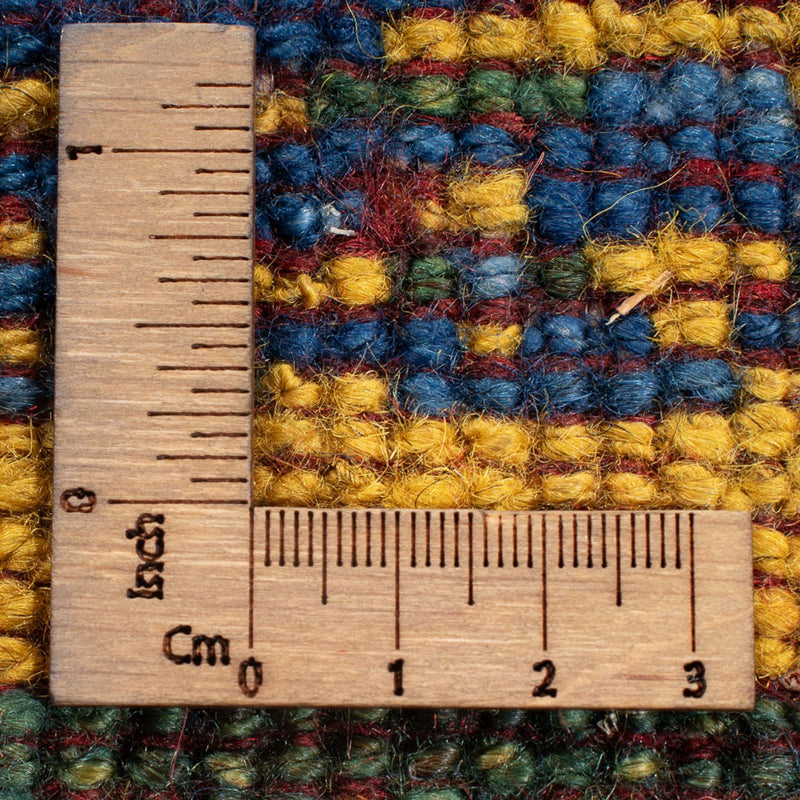 Gabbeh Persisch Teppich 214x255cm - Perserteppich Wollteppich - mehrfarbig