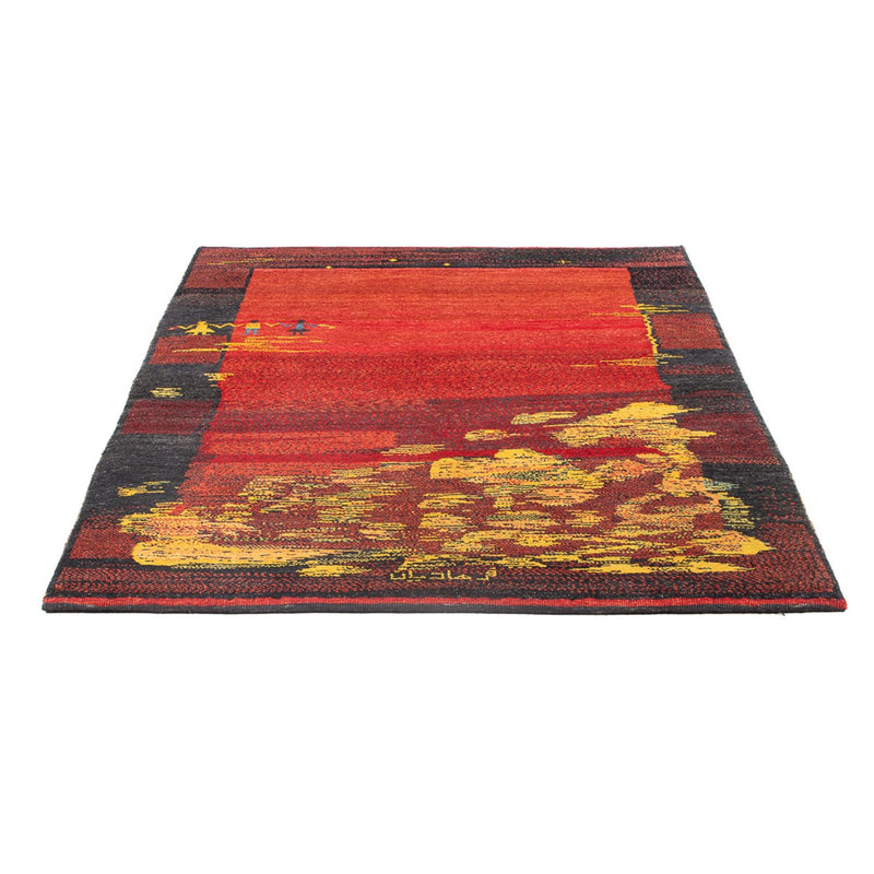 Gabbeh Persisch Teppich 127x176cm - Perserteppich Wollteppich - mehrfarbig