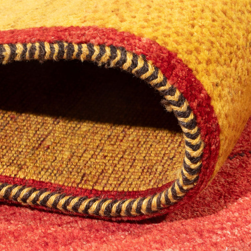 Gabbeh Persisch Teppich 155x200cm - Perserteppich Wollteppich - mehrfarbig