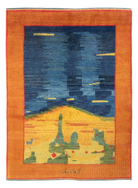 Gabbeh Persisch Teppich 153x206cm - Perserteppich Wollteppich - mehrfarbig – product image
