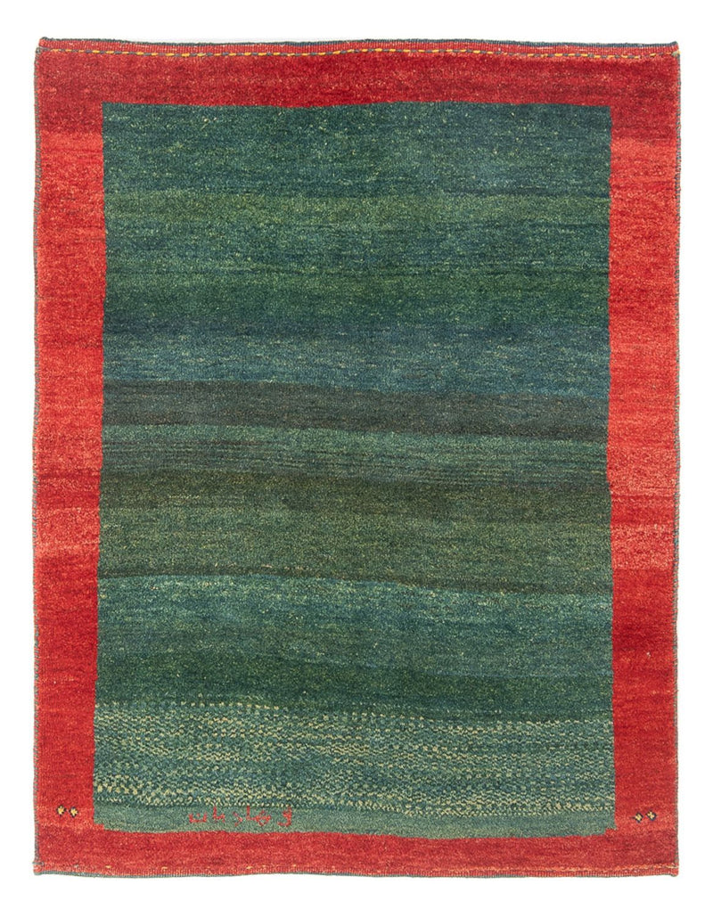 Gabbeh Persisch Teppich 120x153cm - Perserteppich Wollteppich - mehrfarbig