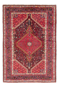 Hamadan Teppich 134x213cm - Perserteppich - hellrot – product image