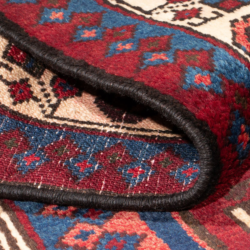 Hamadan Teppich 127x212cm - Perserteppich - blau