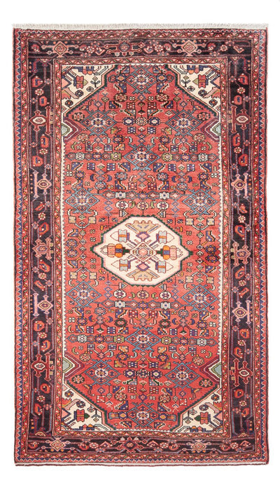 Hamadan Teppich 128x221cm - Perserteppich - rot