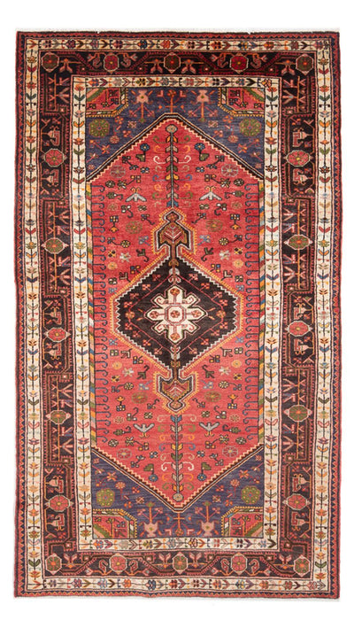 Hamadan Teppich 129x232cm - Perserteppich - rot