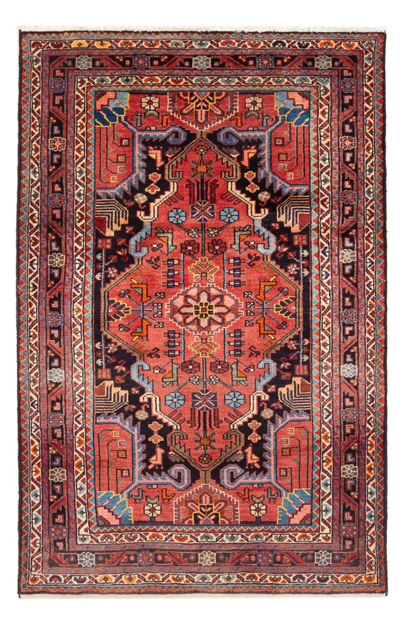 Hamadan Teppich 113x189cm - Perserteppich - rot