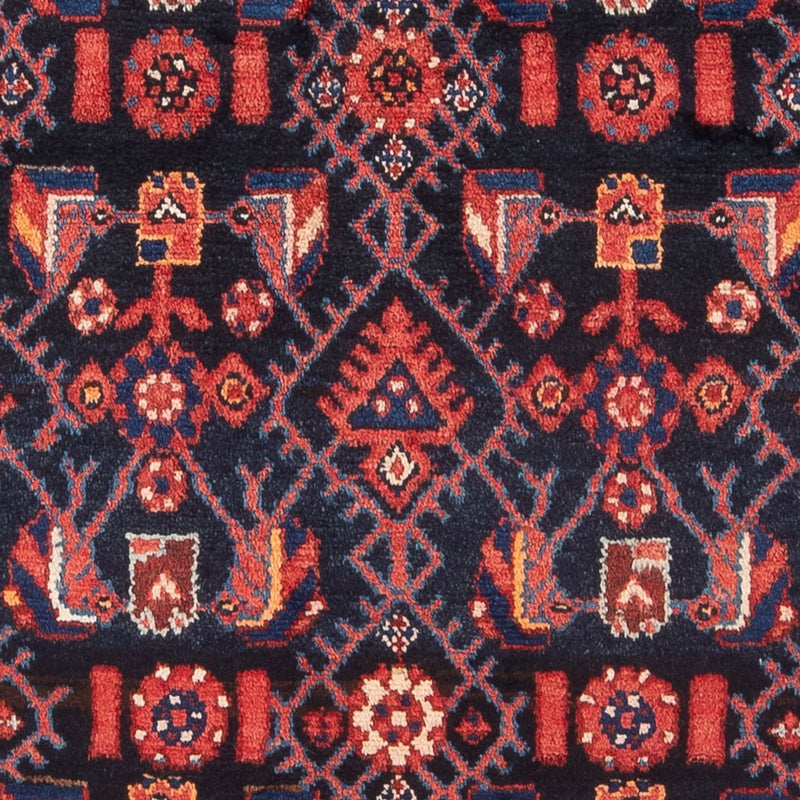 Hamadan Teppich 130x198cm - Perserteppich - dunkelblau