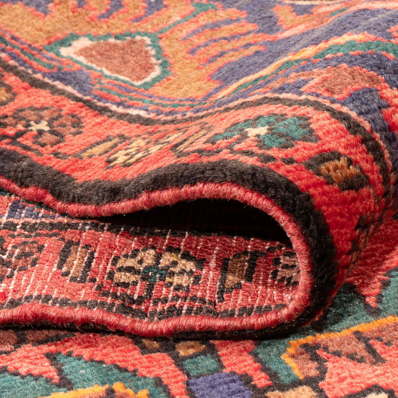 Hamadan Teppich 129x206cm - Perserteppich - rot