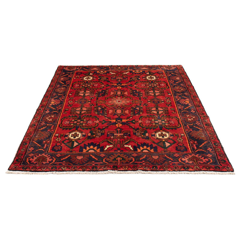 Hamadan Teppich 129x206cm - Perserteppich - rot