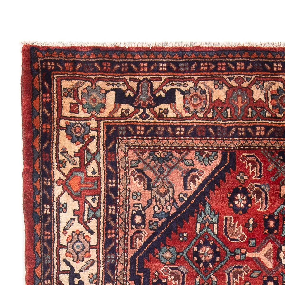Perserteppich - Nomadic - Royal - 141 x 250 cm - rot