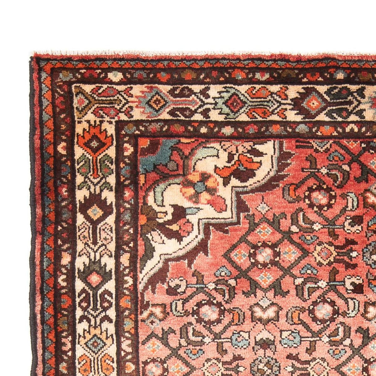 Hamadan Teppich 155x254cm - Perserteppich - rot