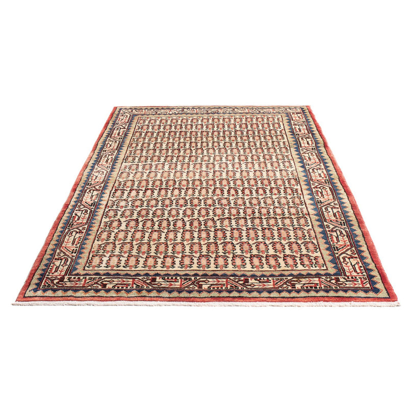 Hamadan Teppich 125x216cm - Perserteppich - rot