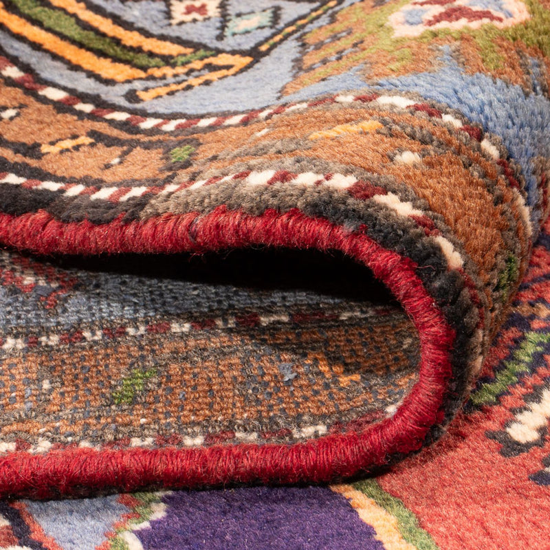 Hamadan Teppich 143x223cm - Perserteppich - blau