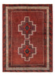 Hamadan Teppich 131x186cm - Perserteppich - rot