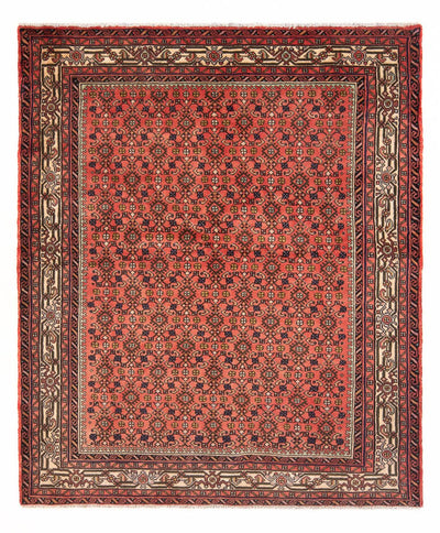 Hosseinabad Teppich 155x190cm - Perserteppich - rot