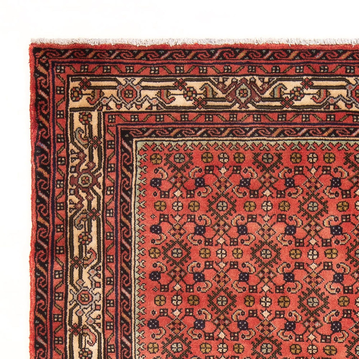 Hosseinabad Teppich 155x190cm - Perserteppich - rot