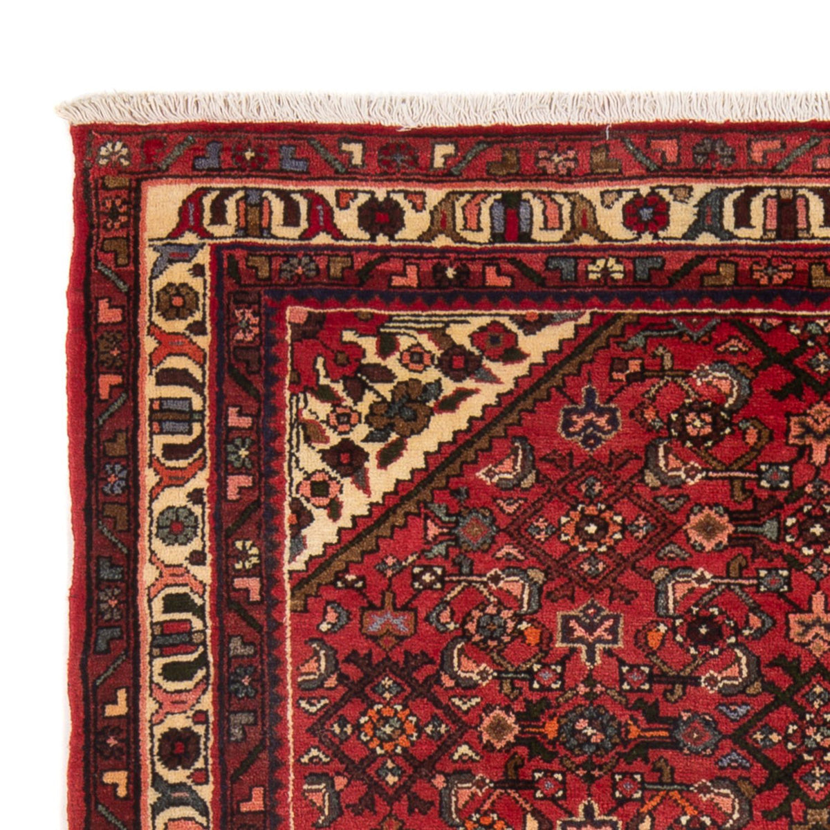 Hosseinabad Teppich 147x195cm - Perserteppich - rot