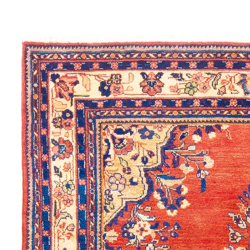 Hamadan Teppich 144x250cm - Perserteppich - orange
