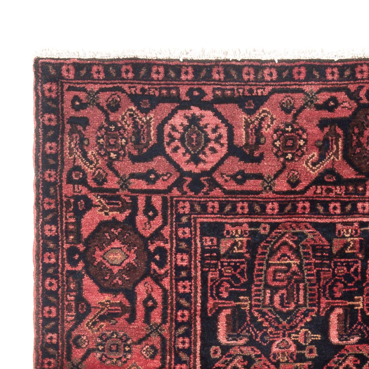 Nahavand Teppich 132x201cm - Perserteppich - dunkelblau