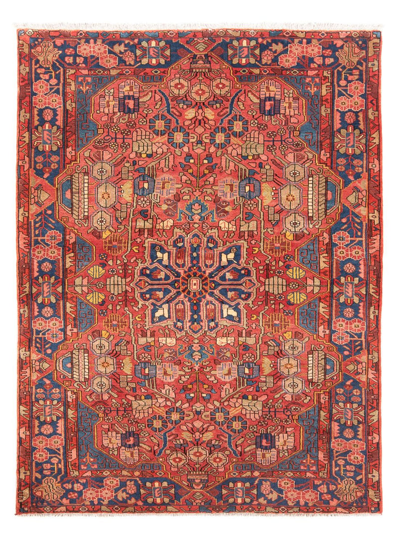 Nahavand Teppich 153x220cm - Perserteppich - hellrot
