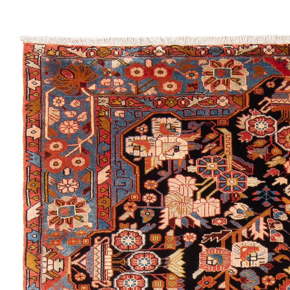 Nahavand Teppich 162x235cm - Perserteppich - bordeauxrot