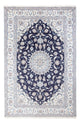 Perserteppich - Nain - 190 x 291 cm - dunkelblau