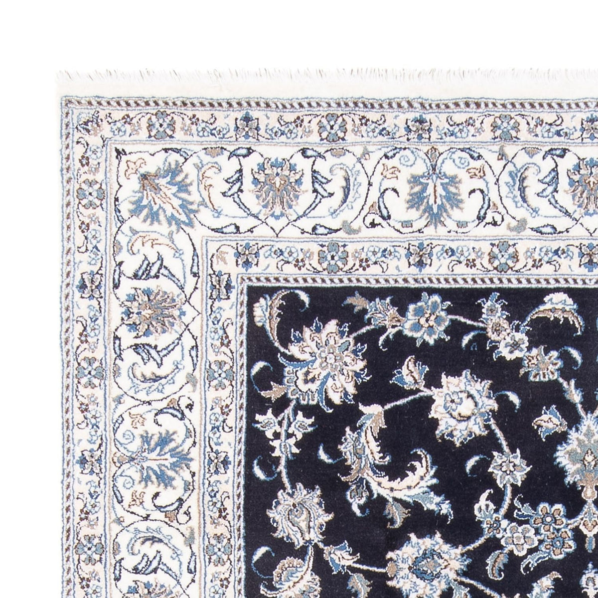 Nain Teppich 191x288cm - Perserteppich - dunkelblau