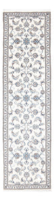 Nain Teppich 78x288cm - Perserteppich - silber