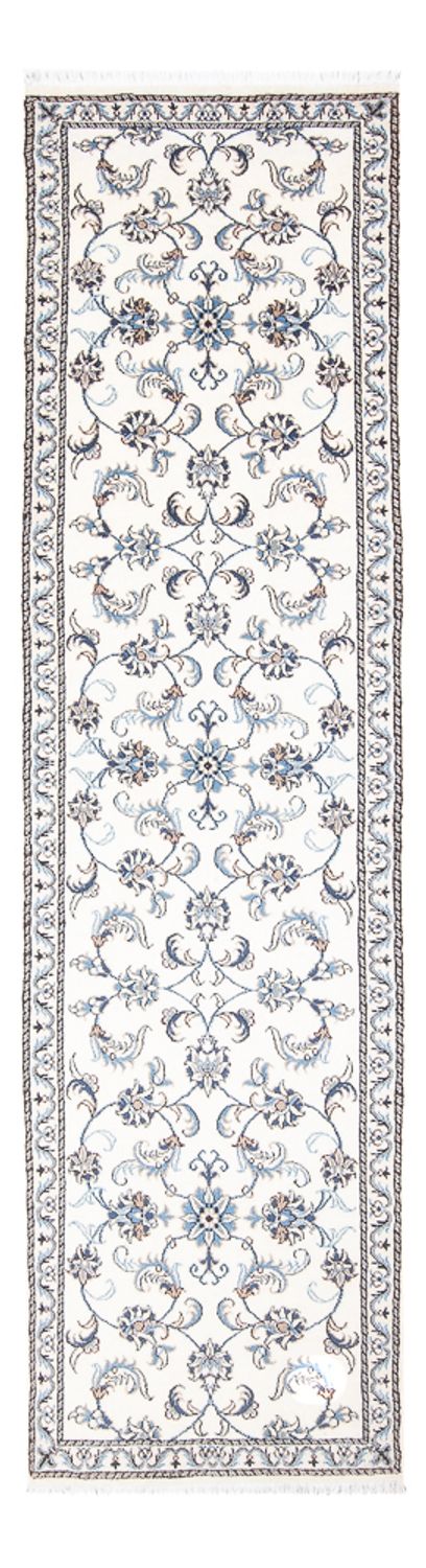 Nain Teppich 78x288cm - Perserteppich - silber