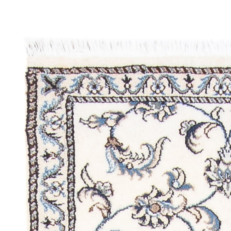 Nain Teppich 78x288cm - Perserteppich - silber