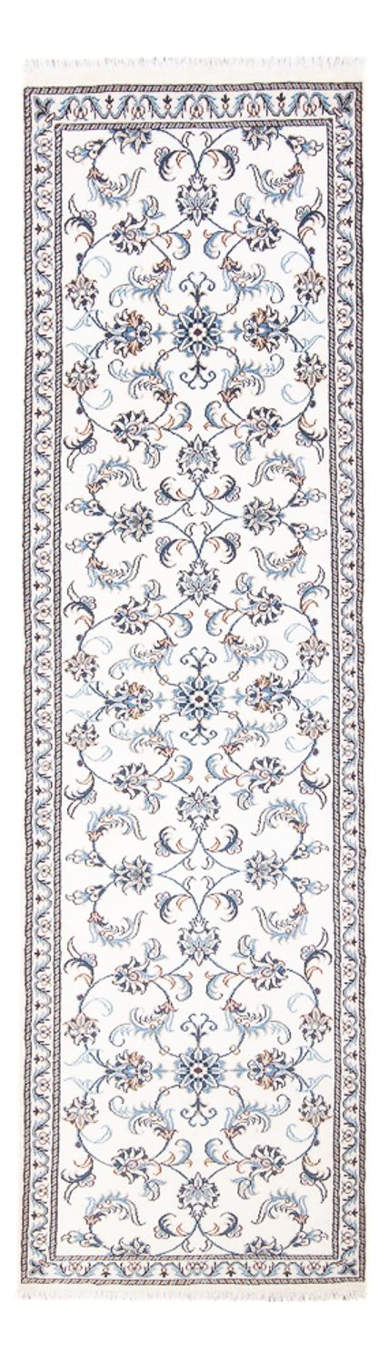 Läufer Perser - Nain - 82 x 295 cm - silber