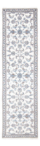 Nain Teppich 76x292cm - Perserteppich - silber