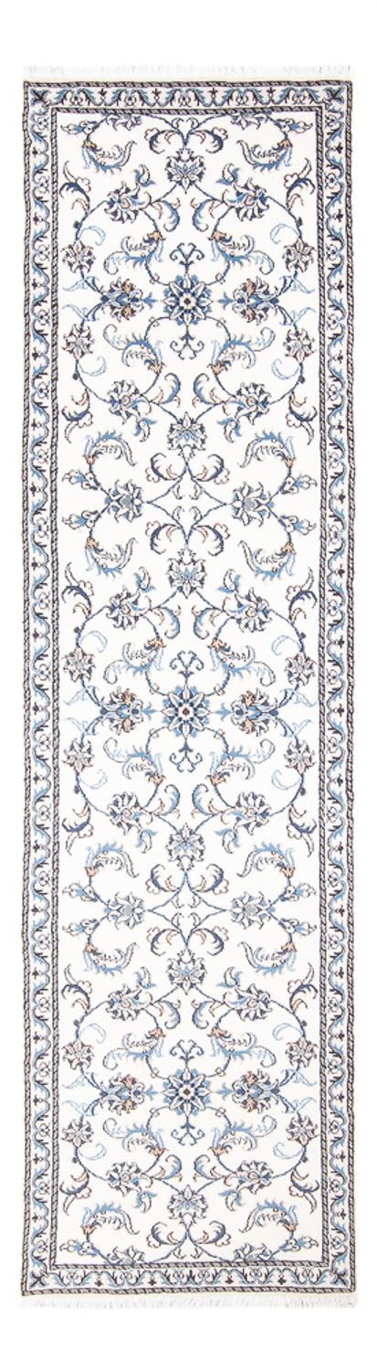 Nain Teppich 76x292cm - Perserteppich - silber