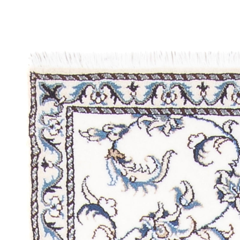 Nain Teppich 76x292cm - Perserteppich - silber