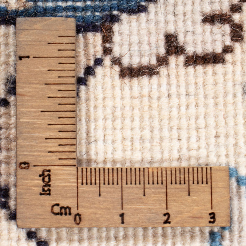 Nain Teppich 76x292cm - Perserteppich - silber