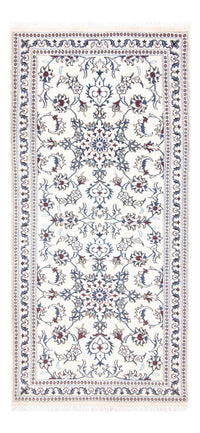 Nain Teppich 88x192cm - Perserteppich - silber – product image