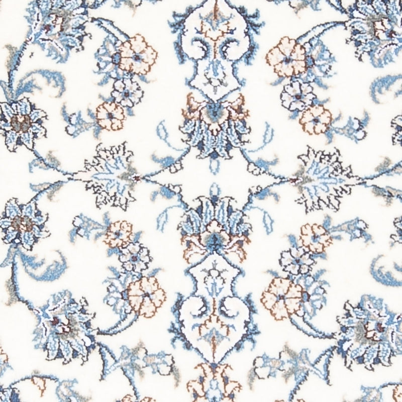 Nain Teppich 78x204cm - Perserteppich - silber