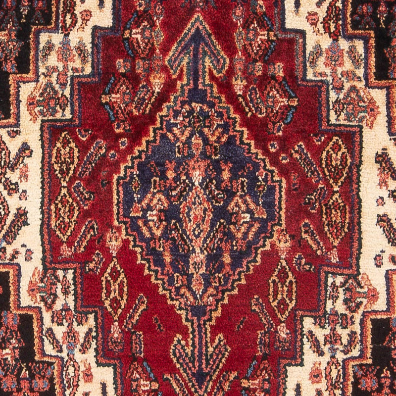 Senneh Teppich 123x188cm - Perserteppich - dunkelblau
