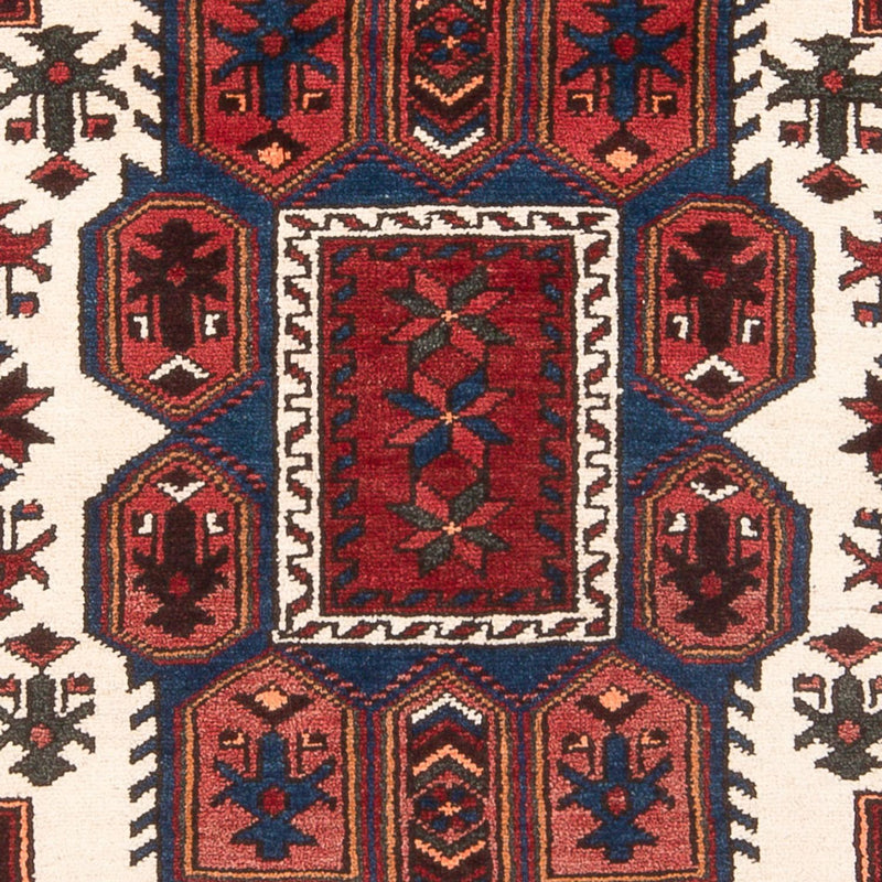 Hamadan Teppich 125x202cm - Perserteppich - dunkelblau