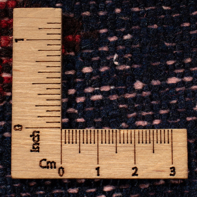 Hamadan Teppich 125x202cm - Perserteppich - dunkelblau