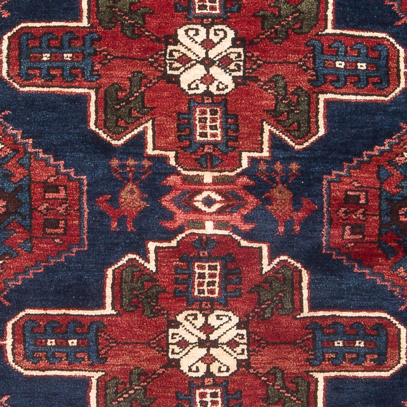 Hamadan Teppich 128x197cm - Perserteppich - dunkelblau