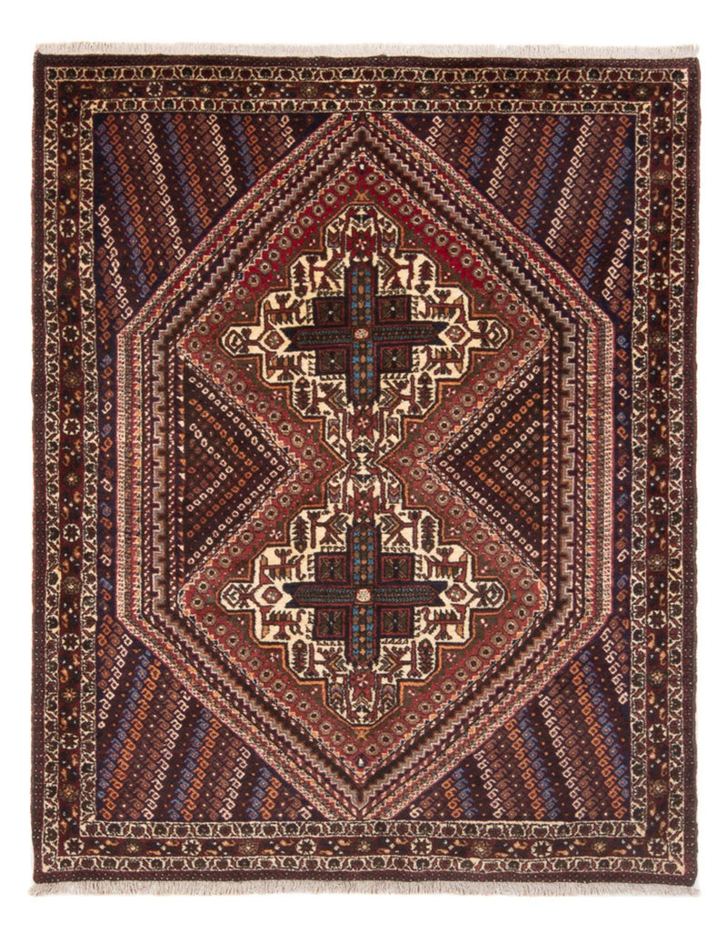 Sharbabak Teppich 138x180cm - Perserteppich - rot