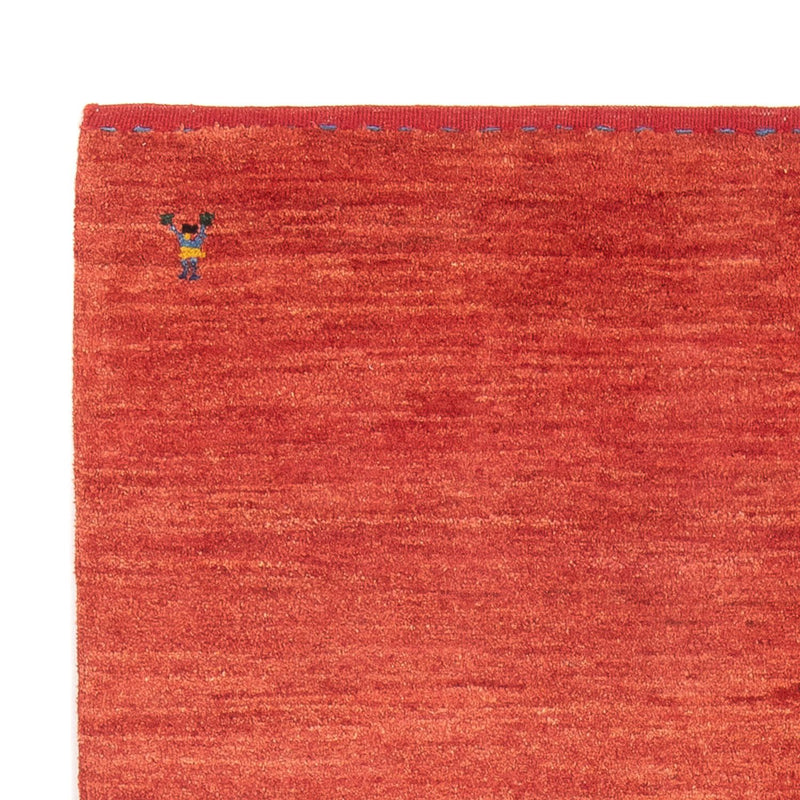 Gabbeh Persisch Teppich 118x178cm - Perserteppich Wollteppich - rot