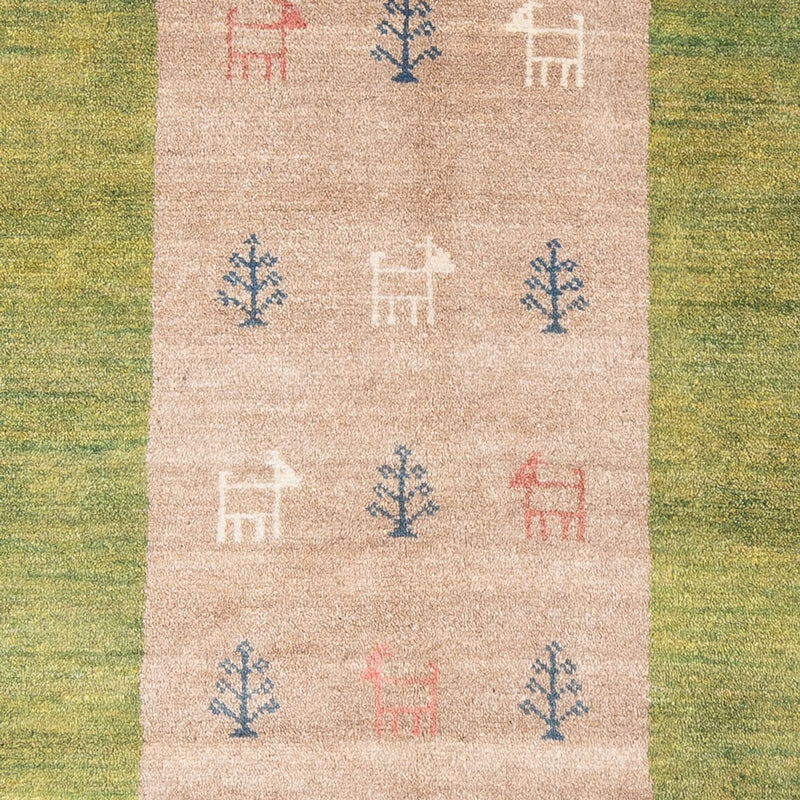 Gabbeh Persisch Teppich 119x190cm - Perserteppich Wollteppich - mehrfarbig