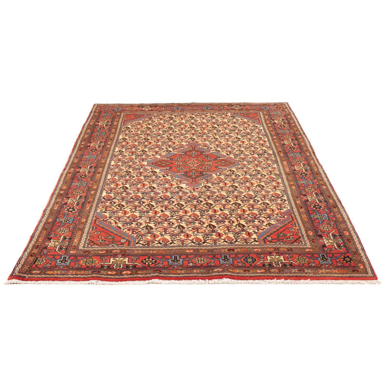Hamadan Teppich 123x198cm - Perserteppich - creme