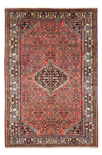 Hamadan Teppich 125x200cm - Perserteppich - rot – product image