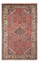 Hamadan Teppich 125x160cm - Perserteppich - rot